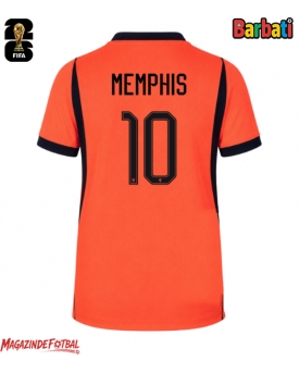 Țările de Jos Memphis Depay #10 Tricou Fotbal Replică Mondial 2026 Barbati Acasa Țările de Jos Memphis Depay #10 Tricou Fotbal Replică Mondial 2026 Barbati Acasa